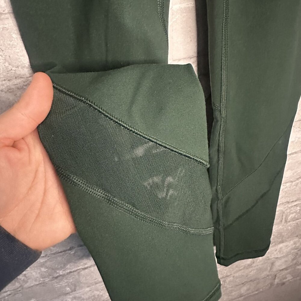 Athleta Salutation Stash Mesh Tight NWT Size XXS (Seaweed Snack) - Picture 5 of 15